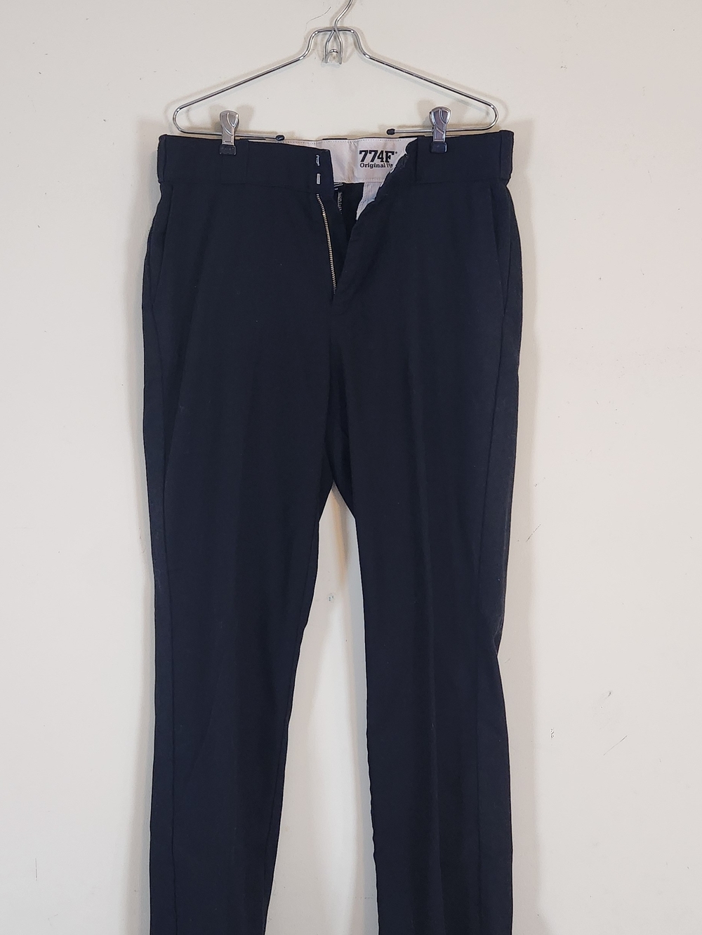 Dickies Black Straight-Leg Tailored Trousers
